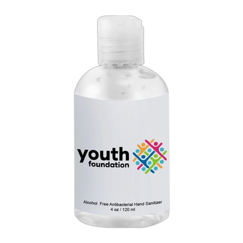 Main photo of 4 Oz Antibacterial Sanitizer Gel In Transparent Pet Bottle
