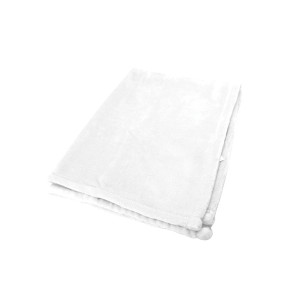 Pure White color option for Mink Touch Baby Blanket