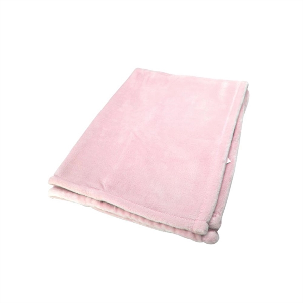 Soft Pink color option for Mink Touch Baby Blanket