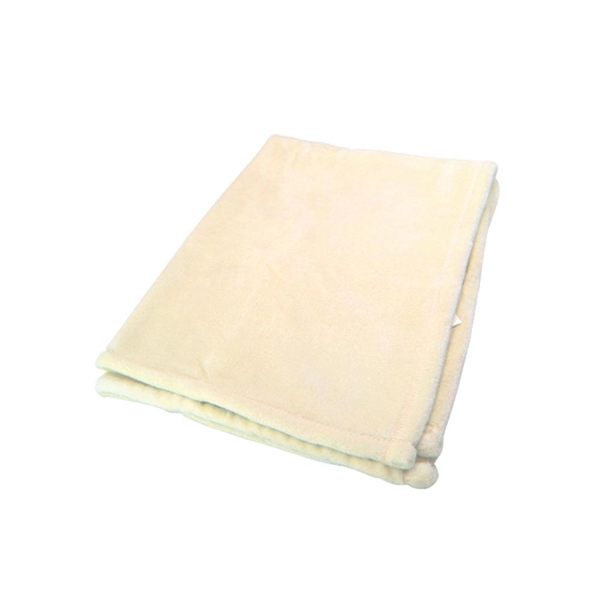 Soft Yellow color option for Mink Touch Baby Blanket