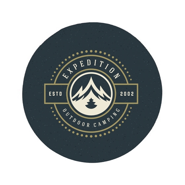 White color option for Dye Sublimated Full Color Circular Microfiber Jar Opener