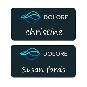 Photo of Full Color Rectangular Name Tag