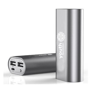 Photo of Dual Port Lit Logo Promo Power Bank