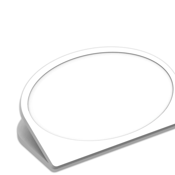 White color option for Laminated Bag Clip In Oval Chip Shaped