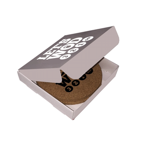 Photo of Custom Durable And Absorbent Cork Coaster Set In A Box