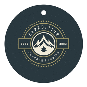 Photo of Round Full Color Luggage Tag