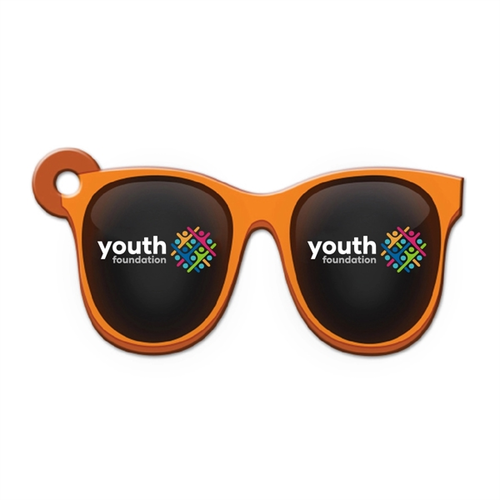 Main photo of Sunglass Shaped Colorful Luggage Tag