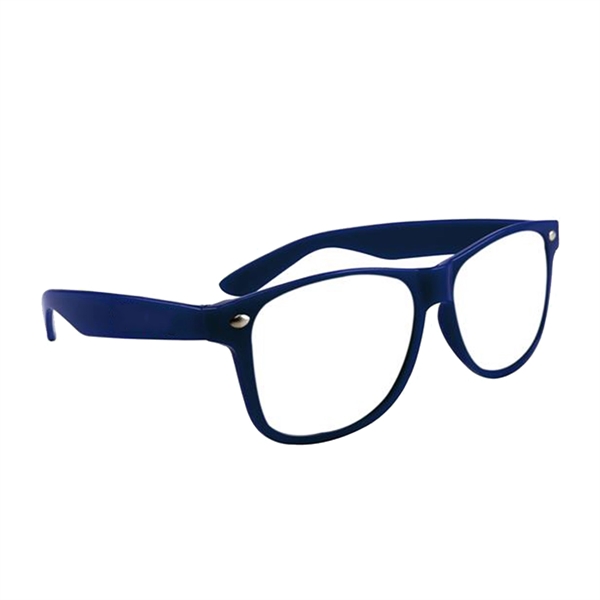 Royal Blue color option for Elegant Glasses With Clear Lens