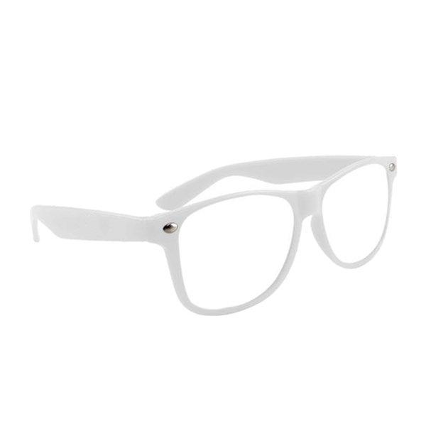White color option for Elegant Glasses With Clear Lens