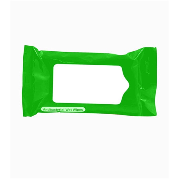 Green color option for Wipes Pack With 15 Wipes