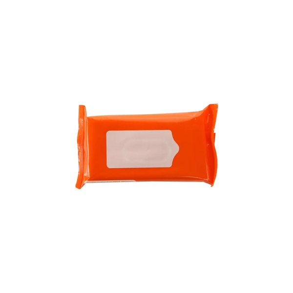 Orange color option for Wipes Pack With 15 Wipes