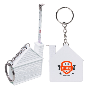 Photo of 3 Ft Custom House Shaped Tape Measure In A Key Chain