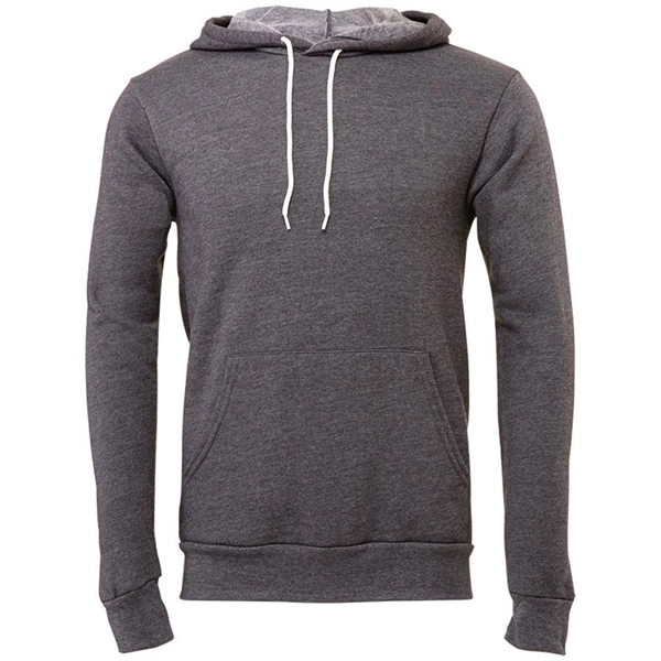 Dark Gray Heather color option for Bella+Canvas Polycotton Fleece Sweatshirt