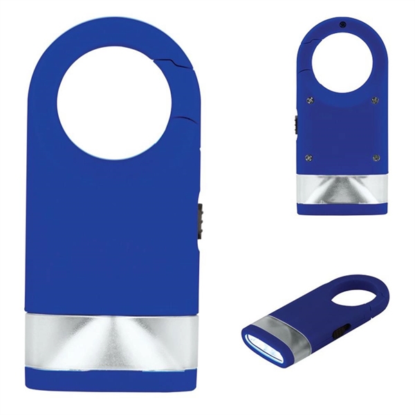 Blue color option for Portable Flashlight With Carabiner Clip