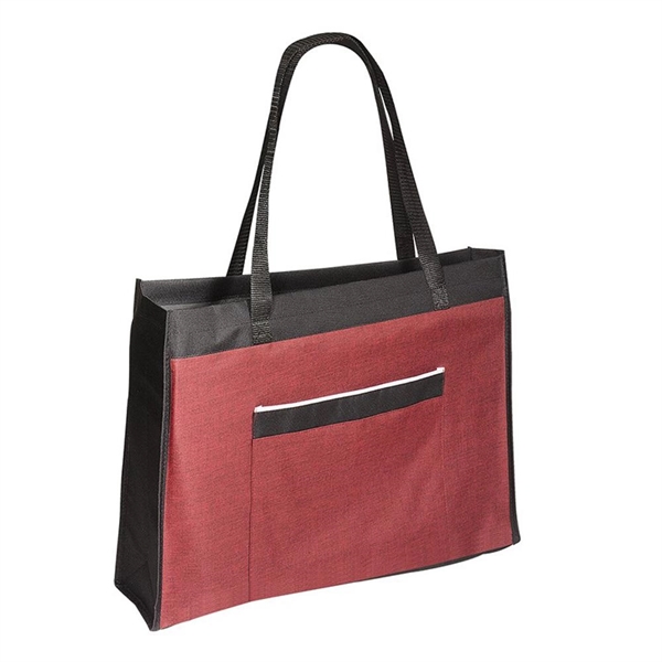 Burgundy color option for Two Tone Jumbo Tote Bag