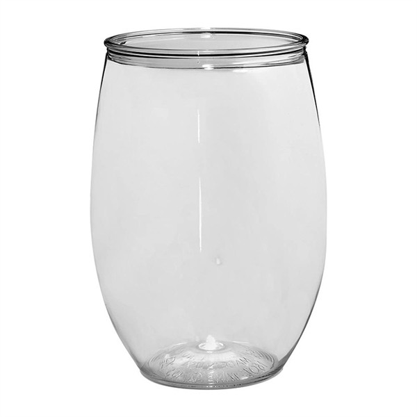 Clear color option for 16 Oz. Handy Stemless Wine Glass