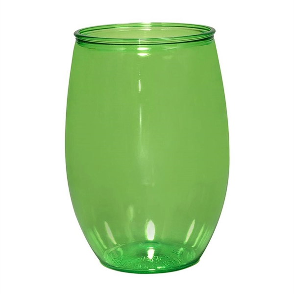 Translucent Lime Green color option for 16 Oz. Handy Stemless Wine Glass