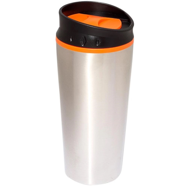 Orange color option for 15 Oz. Stainless Steel Insulated Color Bloc Tumbler