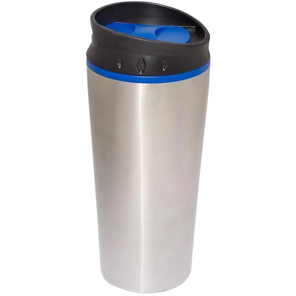 Reflex Blue color option for 15 Oz. Stainless Steel Insulated Color Bloc Tumbler