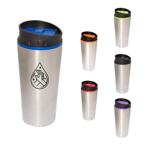 Photo of 15 Oz. Stainless Steel Insulated Color Bloc Tumbler