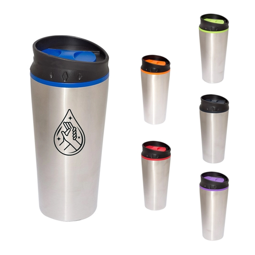 Main photo of 15 Oz. Stainless Steel Insulated Color Bloc Tumbler