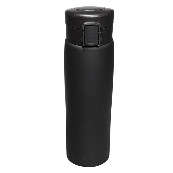 Black-Black color option for 16 Oz. Double Wall Vacuum Tumbler  Black