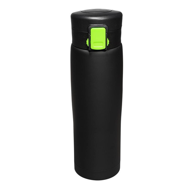 Black-Lime Green color option for 16 Oz. Double Wall Vacuum Tumbler  Black