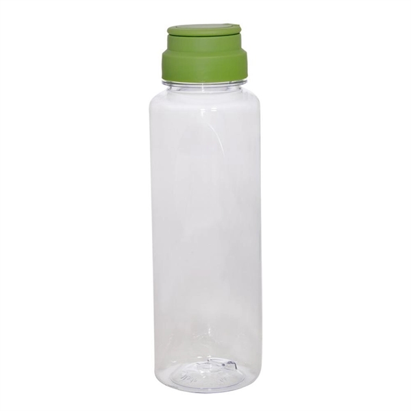 Lime Green color option for 23 Oz. Custom Fun Run Water Bottle With Ring Attachment