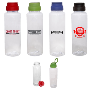 Photo of 23 Oz. Custom Fun Run Water Bottle With Ring Attachment