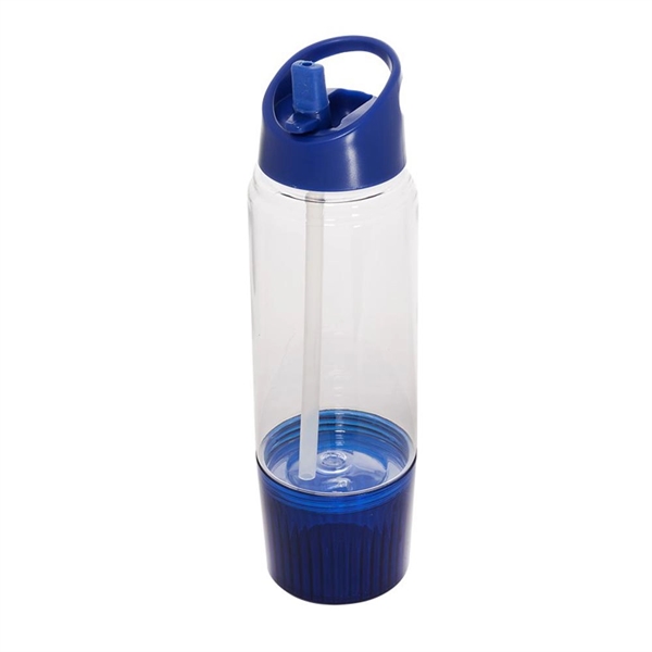 Translucent Blue color option for 600ml (20 Oz.) Tumbler With Removable Cup
