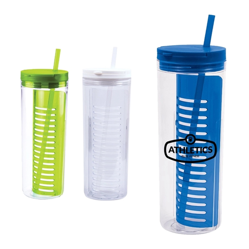 Main photo of 600ml (20 Oz.) Fruit Infusion Tumbler With Straw