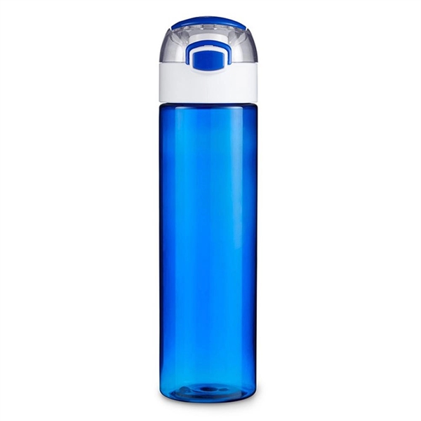 Translucent Blue color option for 23 Oz. Durable Single Wall Fitness Bottle