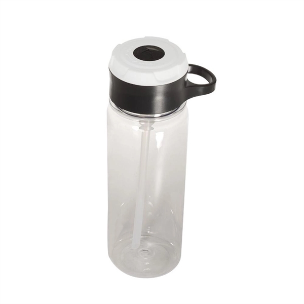 Clear color option for 24 Oz Tritan Made Water Bottle With Hook Attachment