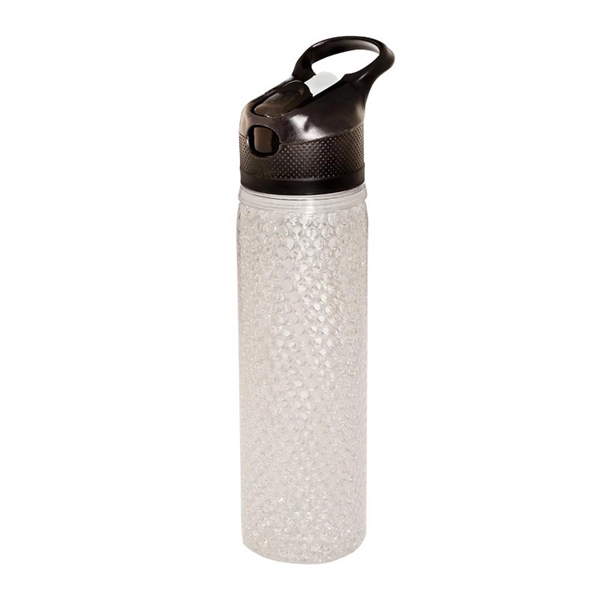 Clear color option for 550ml (18.5 Oz.) Water Bottle With Gel Beads