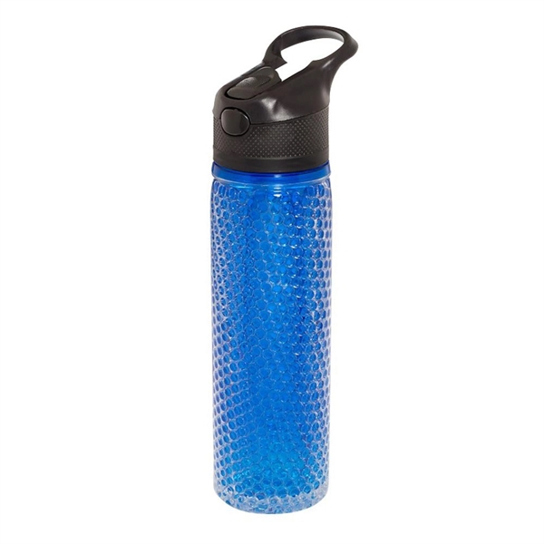 Translucent Blue color option for 550ml (18.5 Oz.) Water Bottle With Gel Beads
