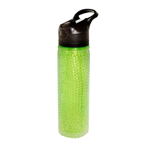 Translucent Lime Green color option for 550ml (18.5 Oz.) Water Bottle With Gel Beads