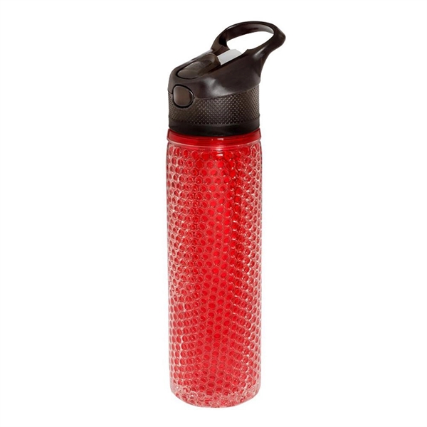 Translucent Red color option for 550ml (18.5 Oz.) Water Bottle With Gel Beads