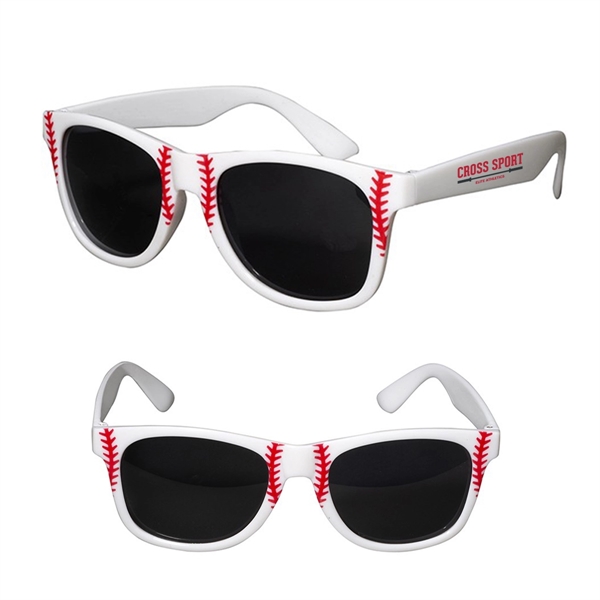 White color option for Stylish Baseball Sunglasses