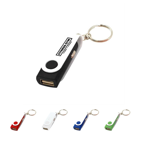 Main photo of Portable Usb Car Charger With Split Ring