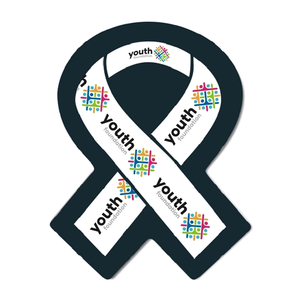Photo of Colorful Awareness Ribbon Coaster