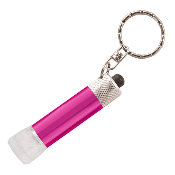 Pink color option for The Transparent Chroma Spotlight With Keyring