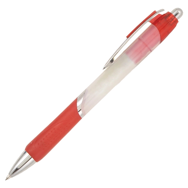 Red 1795 color option for Transparent Barrel Pen