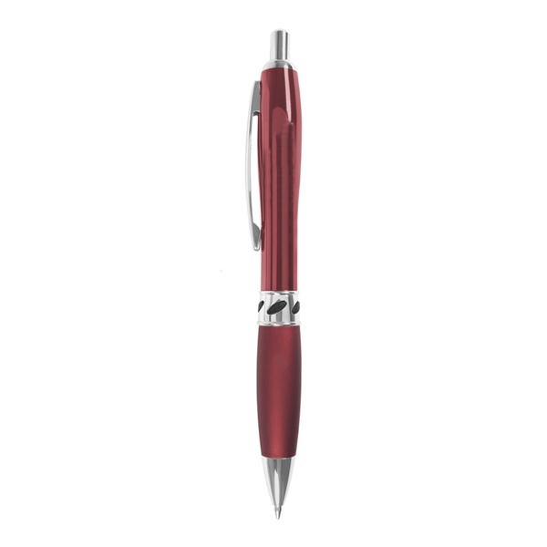 Burgundy Red color option for Custom Plunger Nexus Chrome Pen