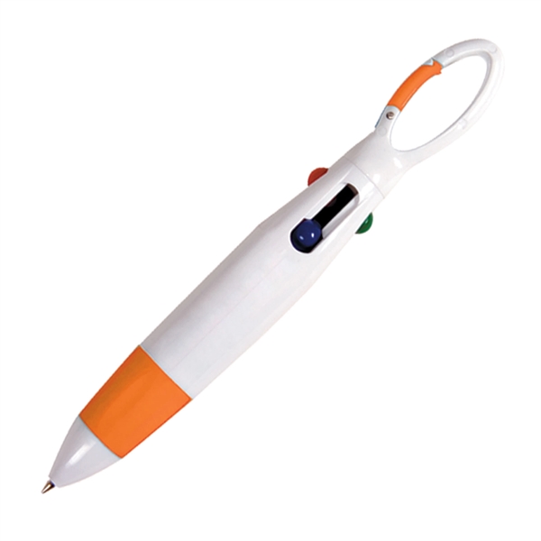 White-Orange color option for The Multicolor Clipper Pen