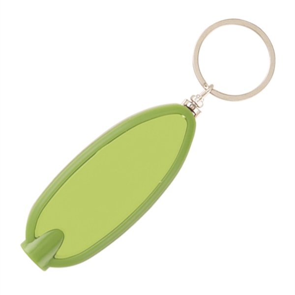 Green color option for Key Chained Bright Oval Flashlight