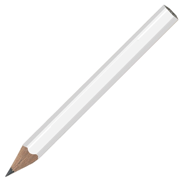 White color option for Hex Shaped Golf Pencil