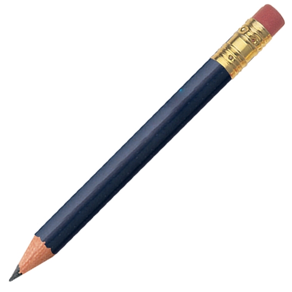 Blue color option for Cylindrical Golf Pencil With Eraser