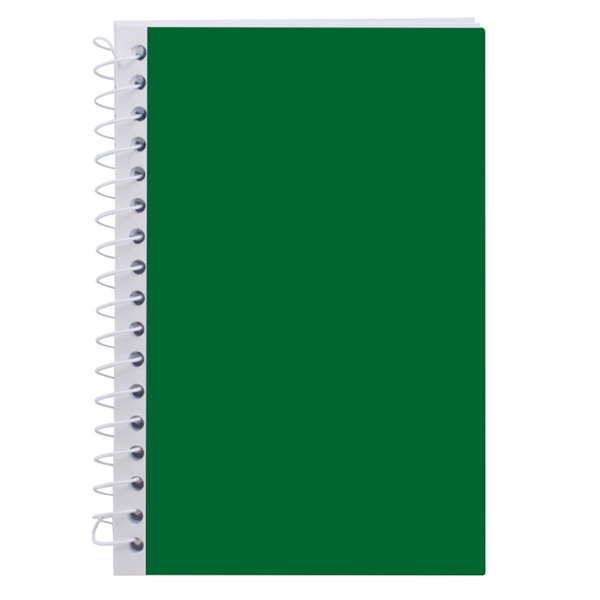 Dark Green color option for 5x7 Spiral Bound Jotter Pad