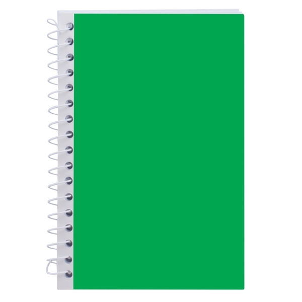Green color option for 5x7 Spiral Bound Jotter Pad