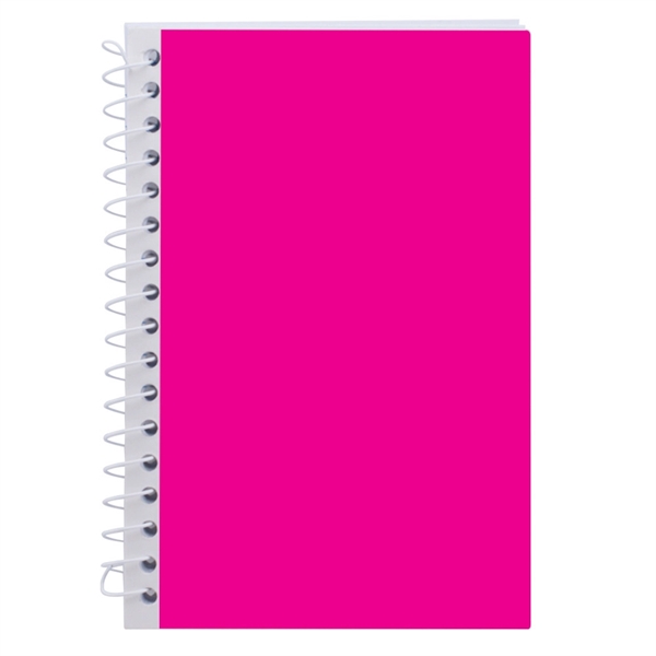 Magenta color option for 5x7 Spiral Bound Jotter Pad